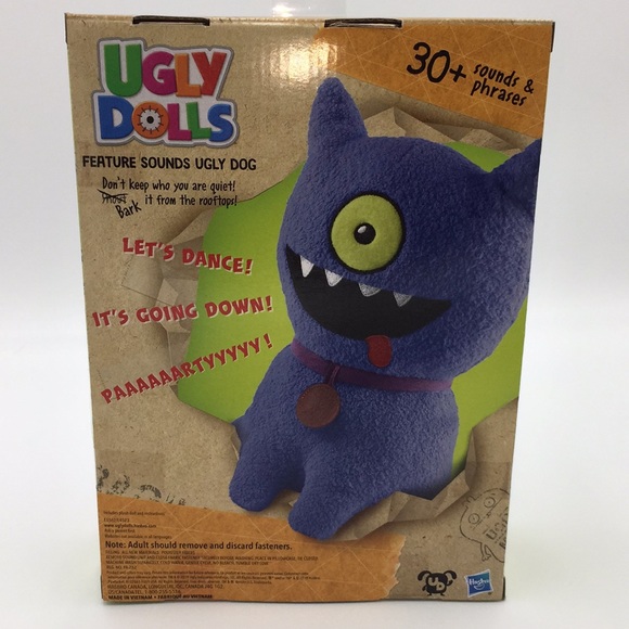 Ugly Dolls Feature Sounds Ugly Dog Talking Plush Stuffed Toy 30+ Sounds … - Picture 3 of 11